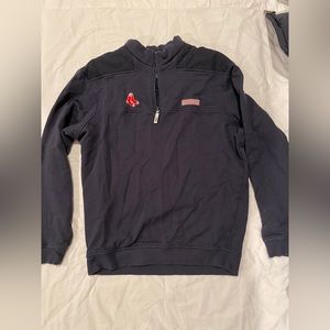 Mens Vineyard Vines Pullover (Red Sox)
